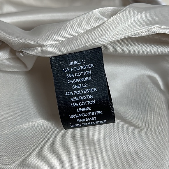 🆕NWT Ellen Tracy Textured Tan/Ivory Bodycon Midi Sheath Dress, 10 - Picture 8 of 12